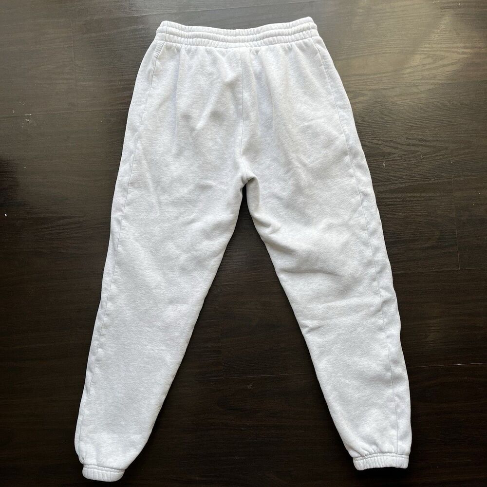 TNA Boyfriend Fit Sweatpants Aritzia Sweatfleece Cozy Fleece Pants Small Gray - Picture 3 of 12